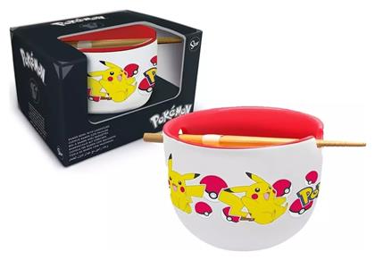 Just Funky Pokemon - Pikachu Ramen Set (μπόλ, Chopsticks) Κατσαρολάκι Γάλακτος