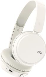 JVC HA-S36WWU Ασύρματα Bluetooth On Ear Ακουστικά με 35 ώρες Λειτουργίας Λευκά