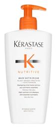 Kérastase Nutritive Bain Satin Riche Σαμπουάν Αναδόμησης/Θρέψης & Ενυδάτωσης