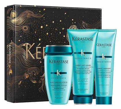 Kérastase Resistance Limited Edition Σετ Περιποίησης Μαλλιών για Αναδόμηση & Θρέψη 3τμχ