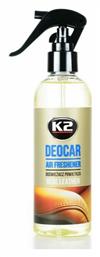 K2 Αρωματικό Σπρέι Αυτοκινήτου Deocar Real Leather 250ml από το Saveltrade