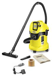 Karcher Vacuum WD 3 Battery Set Σκούπα Υγρών / Στερεών 300W με Κάδο 17lt