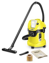 Karcher Vacuum WD 3 Battery Solo Επαναφορτιζόμενη Χωρίς Φορτιστή και Μπαταρία 17lt