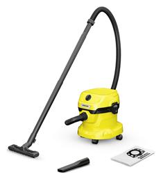 Karcher WD 2 Foam V Σκούπα Υγρών / Στερεών 1000W με Κάδο 12lt