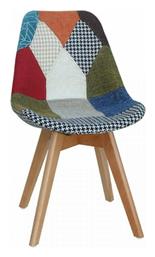 Καρέκλα Τραπεζαρίας Palmyra Plus 50x49x82εκ. Patchwork από το Esmarket