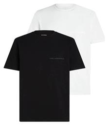 Karl Lagerfeld Ανδρικές Φανέλες Black/white 2Pack
