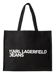 Karl Lagerfeld Γυναικεία Τσάντα Shopper Ώμου Μαύρη