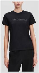 Karl Lagerfeld Logo T-Shirt Black