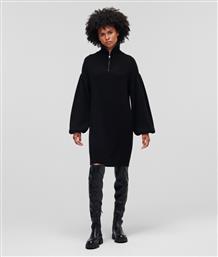 Karl Lagerfeld Mini All Day Φόρεμα Πλεκτό Μαύρο