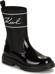Karl Lagerfeld Παιδικές Μπότες Μαύρες