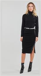Karl Lagerfeld Pencil Φούστα Μαύρη