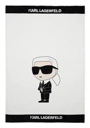 Karl Lagerfeld Πετσέτα Θαλάσσης Λευκή 180x110εκ. από το Silenzio