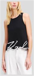 Karl Lagerfeld Signature Μπλούζα Black