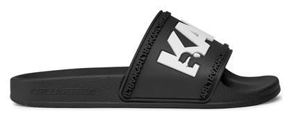 Karl Lagerfeld Slides σε Μαύρο Χρώμα