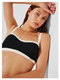 Karl Lagerfeld Strapless Bikini Top White