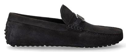 Karl Lagerfeld Suede Ανδρικά Loafers σε Μπλε Χρώμα