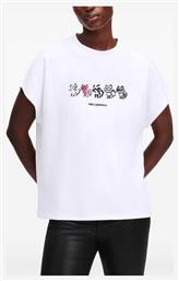 Karl Lagerfeld T-Shirt Λευκό