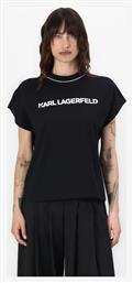 Karl Lagerfeld T-Shirt Μαύρο