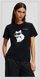 Karl Lagerfeld T-Shirt Μαύρο