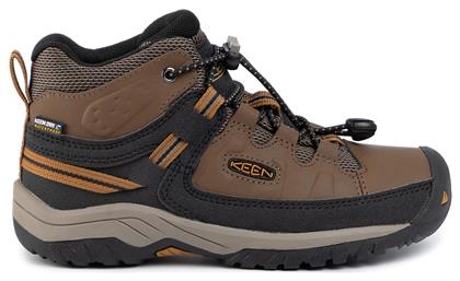 Keen Παιδικά Μποτάκια Πεζοπορίας Targhee Mid Wp Αδιάβροχα Καφέ από το Modivo