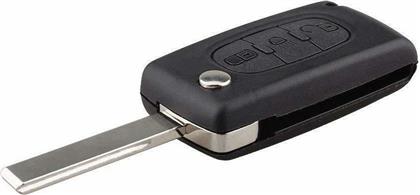 Κέλυφος Κλειδιού Αυτοκινήτου με Λάμα Αναδιπλούμενο με 3 Κουμπιά για Citroen / Peugeot