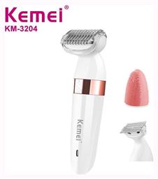 Kemei Αποτριχωτική Μηχανή Epilator για Πρόσωπο & Σώμα KM-3204