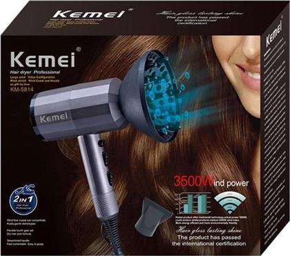 Kemei Ionic Επαγγελματικό Πιστολάκι Μαλλιών με Φυσούνα 3500W KM-5814 από το Electronicplus
