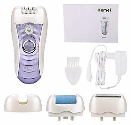 Kemei Σετ Αποτρίχωσης Epilator για Σώμα & Μπικίνι
