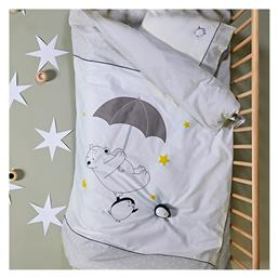 Kentia Σετ Βρεφική Παπλωματοθήκη με Μαξιλαροθήκη Polaris Μπεζ 100x140εκ.