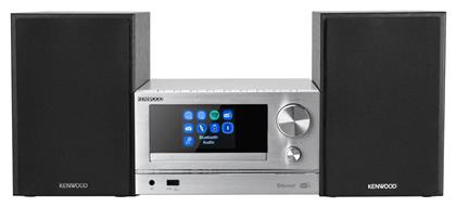 Kenwood Ηχοσύστημα 2.0 M-7000S 60W με CD / Digital Media Player, WiFi και Bluetooth Ασημί από το e-shop