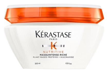 Kérastase Nutritive Μάσκα Μαλλιών Masquitense Riche για Ενυδάτωση 200ml από το Letif