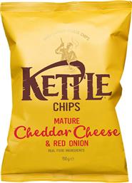 Kettle Chips Πατατάκια Τσένταρ & Κόκκινο Κρεμμύδι 150gr από το e-Fresh