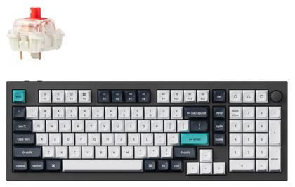 Keychron Q5 Max Ασύρματο Gaming Μηχανικό Πληκτρολόγιο με Gateron Jupiter Red διακόπτες και RGB φωτισμό (Αγγλικό US) Q5M-M1 από το Public