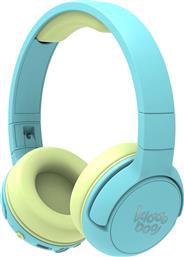 Kiddoboo KBHB02 Ασύρματα/Ενσύρματα On Ear Παιδικά Ακουστικά με 20 ώρες Λειτουργίας Mint από το Designdrops
