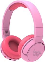 Kiddoboo KBHB02 Ασύρματα/Ενσύρματα On Ear Παιδικά Ακουστικά με 20 ώρες Λειτουργίας Ροζ