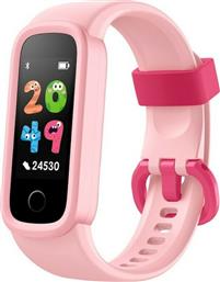 Kiddoboo Παιδικό Smartwatch με Λουράκι από Καουτσούκ/Πλαστικό Ροζ από το Moustakas Toys