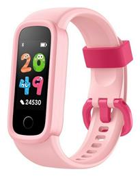 Kiddoboo Παιδικό Smartwatch Smart Band με Λουράκι από Καουτσούκ/Πλαστικό Ροζ