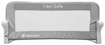 Kikka Boo I Am Safe Πτυσσόμενο Προστατευτικό Κάγκελο Κρεβατιών από Ύφασμα Grey 150x35x42εκ.