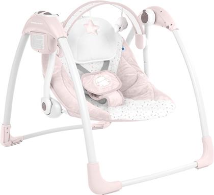 Kikka Boo Ηλεκτρικό Relax Μωρού Κούνια Chillo Pink Hippo με Μουσική 2 σε 1 για Παιδί έως 11kg από το Spitishop
