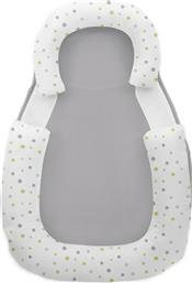 Kikka Boo Βρεφικό Μαξιλάρι Φωλιά Memory Foam Anti-Rollover Positioner Dots Γκρι 60x40εκ. από το Spitishop