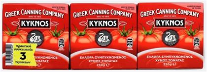 Κύκνος Σάλτσα Μαγειρικής Χυμός Τομάτα 250ml 3τμχ