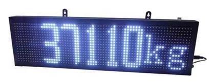 Κυλιόμενη Πινακίδα LED Μονής Όψης 200x40cm Λευκό