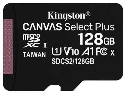 Kingston Canvas Select Plus microSDXC Class 10 U1 V10 A1 UHS-I
