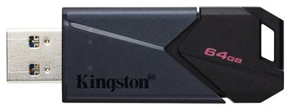 Kingston DataTraveler Exodia Onyx 64GB USB 3.2 Stick Γκρι