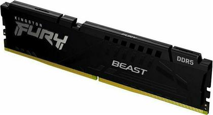 Kingston Fury Beast 16GB DDR5 RAM με Ταχύτητα 5600 για Desktop