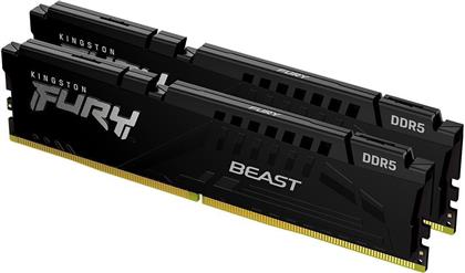Kingston Fury Beast 16GB DDR5 RAM με Ταχύτητα 6000 για Desktop από το e-shop
