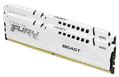 Kingston Fury Beast 32GB DDR5 RAM με 2 Modules (2x16GB) και Ταχύτητα 6000 για Desktop