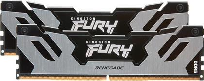 Kingston Fury Renegade 64GB DDR5 RAM με 2 Modules (2x32GB) και Ταχύτητα 6000 για Desktop από το e-shop