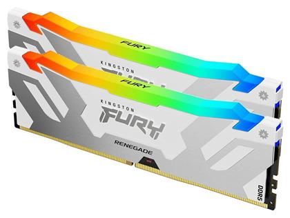 Kingston Fury Renegade RGB 32GB DDR5 RAM με 2 Modules (2x16GB) και Ταχύτητα 6400 για Desktop από το e-shop