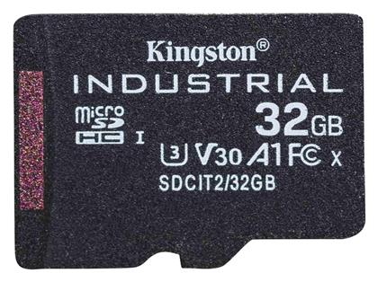 Kingston Industrial microSDHC 32GB Class 10 U3 V30 A1 UHS-I από το e-shop